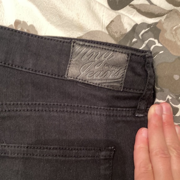 Skinny Black Denim with distressing - Picture 2 of 8
